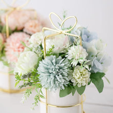 Load image into Gallery viewer, KIRIFLY Artificial Flowers Fake Peony Silk Hydrangea Flower with Vase Flower Décor Arrangements for Wedding Decoration Table Centerpieces