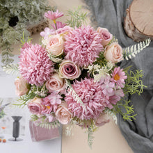 Load image into Gallery viewer, KIRIFLY Artificial Flowers, Fake Rose Silk Hydrangea Bouquet Decor Plastic Sunflowers Flower Arrangements Wedding Decoration Table Centerpieces