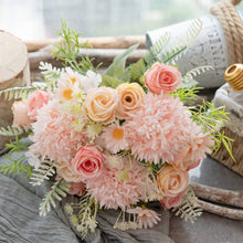 Load image into Gallery viewer, KIRIFLY Artificial Flowers, Fake Rose Silk Hydrangea Bouquet Decor Plastic Sunflowers Flower Arrangements Wedding Decoration Table Centerpieces