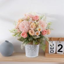 Load image into Gallery viewer, KIRIFLY Artificial Flowers, Fake Rose Silk Hydrangea Bouquet Decor Plastic Sunflowers Flower Arrangements Wedding Decoration Table Centerpieces
