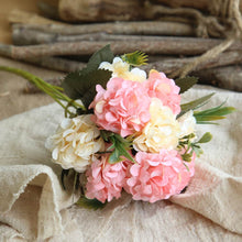 Load image into Gallery viewer, KIRIFLY Artificial Flowers,Fake Silk Mini Hydrangea Bulk Peony Flowers Wedding Decoration Bouquet Decor Plastic Flower Arrangements Table Centerpieces 3 Packs