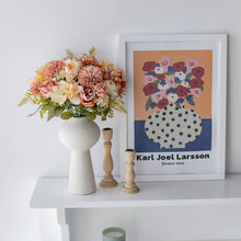 Load image into Gallery viewer, KIRIFLY Artificial Flowers, Fake Peony Silk Hydrangea Bouquet Decor Plastic Carnations Realistic Flower Arrangements Wedding Decoration Table Centerpieces