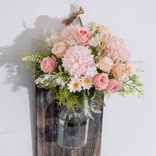 Load image into Gallery viewer, KIRIFLY Artificial Flowers, Fake Rose Silk Hydrangea Bouquet Decor Plastic Sunflowers Flower Arrangements Wedding Decoration Table Centerpieces