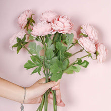Load image into Gallery viewer, KIRIFLY Artificial Flowers, Fake Peony Flowers Silk 6pcs Flower Arrangements Decorations Plastic Flower Bouquet Decor Wedding Table Centerpieces (Pink)