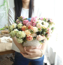 Load image into Gallery viewer, KIRIFLY Artificial Flowers,Fake Silk Mini Hydrangea Bulk Peony Flowers Wedding Decoration Bouquet Decor Plastic Flower Arrangements Table Centerpieces 3 Packs