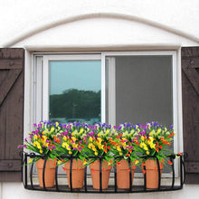 Load image into Gallery viewer, KIRIFLY Artificial Flowers,Artificial Plants Outdoor 6 Packs Plastic Flowers Fake Calla Lily Faux Plant UV Resistant Greenery for Garden Home Decor (Colorful)