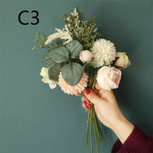 Load image into Gallery viewer, NEW Artificial Flower Dandelion Eucalyptus Hybrid Plant