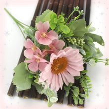 Load image into Gallery viewer, Sunflower bouquet silk flower