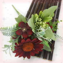 Load image into Gallery viewer, Sunflower bouquet silk flower