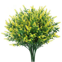Load image into Gallery viewer, 8 Bundles Artificial Lavender Flowers Outdoor