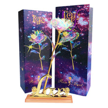 Load image into Gallery viewer, Hot 24K Gold Foil Rose Flower