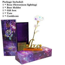 Load image into Gallery viewer, Hot 24K Gold Foil Rose Flower