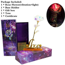 Load image into Gallery viewer, Hot 24K Gold Foil Rose Flower