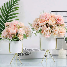 Load image into Gallery viewer, KIRIFLY Artificial Flowers, Fake Peony Silk Hydrangea Bouquet Decor Plastic Carnations Realistic Flower Arrangements Wedding Decoration Table Centerpieces
